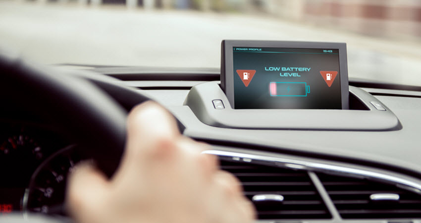 Tesla Low Battery Warning
