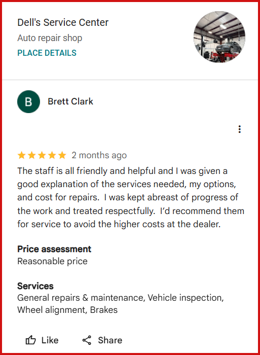 's Service Center By Brett Clark