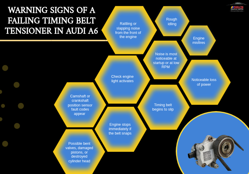 Warning Signs of a Failing Timing Belt Tensioner in Audi A6