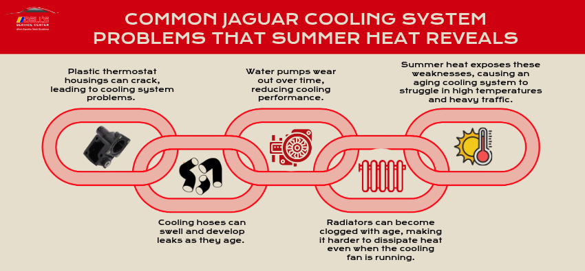 Common Jaguar Cooling System Problems That Summer Heat Reveals