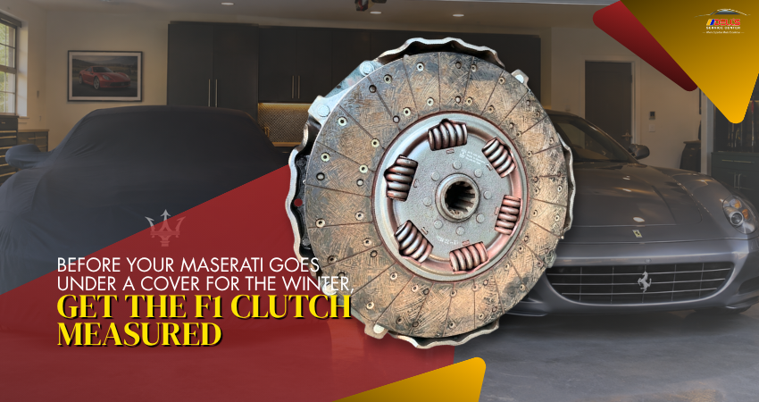 Before Your Maserati Goes Under a Cover for the Winter, Get the F1 Clutch Measured
