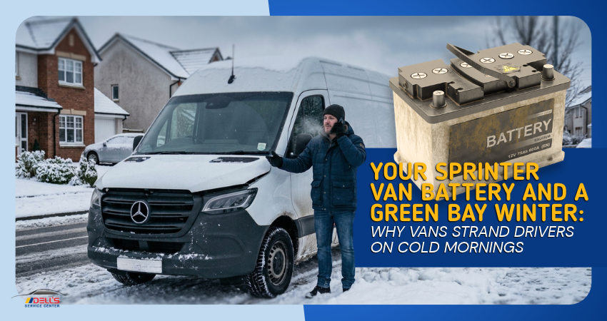 Your Sprinter Van Battery and a Green Bay Winter Why Vans Strand Drivers on Cold Mornings